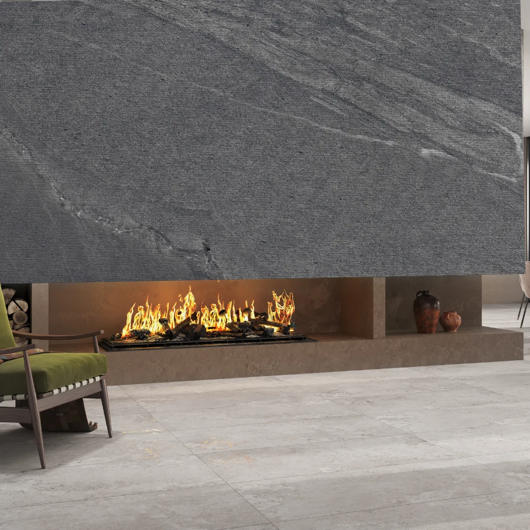 Exotica Clicker Nera (2*4), designer wall tile for bathroom